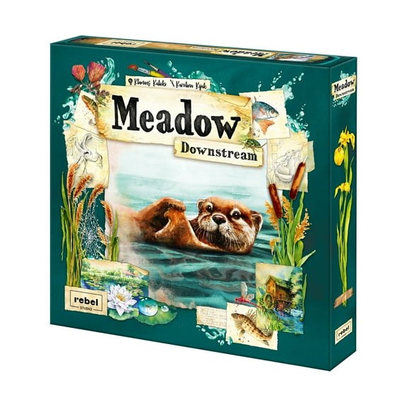 Meadow Family Board Game: Downstream Expansion for Ages 10  , from Asmodee