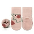 thumbnail image 5 of Toddler Baby Boys Girls Cartoon Non Crew Socks With Grip Botttom Cotton Thick Winter Warm Slipper Socks 0 Months-12 Months, 5 of 7