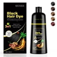 thumbnail image 1 of Champú colorante para el cabello KAISASA Black 3 en 1, 500 ml, para mujeres y hombres, 1 of 7