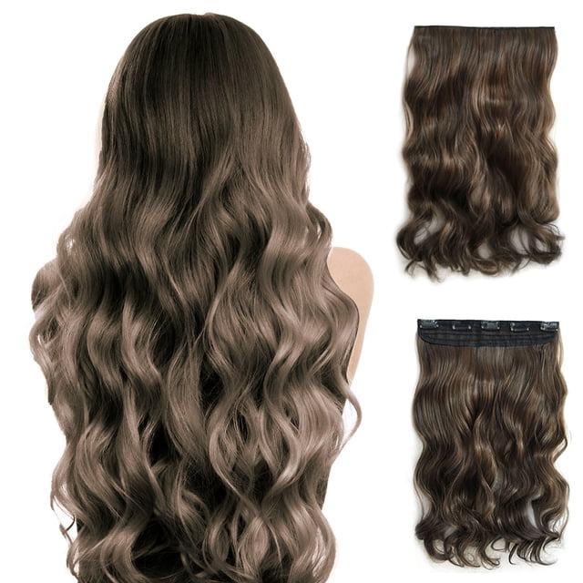 This Product Is A Luxurious 22 Inch Long Plug-In Hair Extender, Which Makes Your Hair Fuller And Longer In An Invisible And Painles Way., Catch The Hair