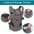 thumbnail image 5 of Portabebés de recién nacido a niño | Journey 5 posiciones convertible fácil de usar con bolsillos para hombres y mujeres, cara hacia dentro, cara hacia era, parte delantera, espalda y, 5 of 5