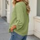 thumbnail image 4 of Neewe 3/4 Length Sleeve for Women Plain Crew Neck Blouses Dressy Casual Summer T Shirts Loose Fit Clothes, 4 of 5