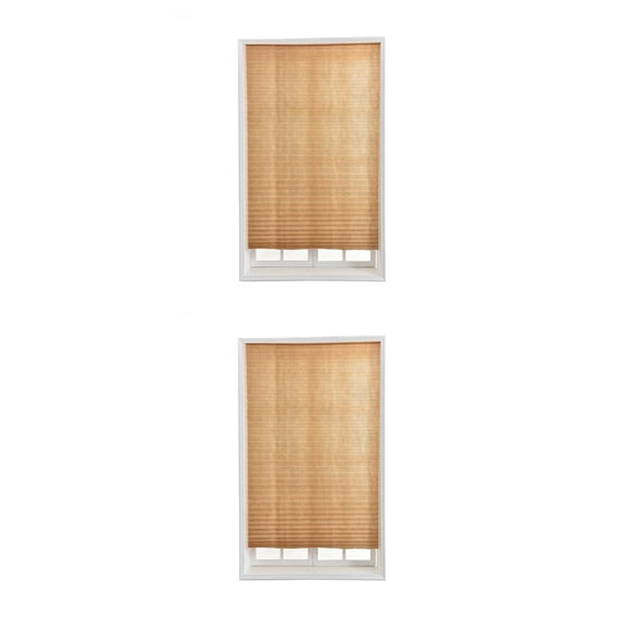 Matsuzay Window Blinds Trimmable Blocking Rolling Blackout Bedroom Drape Vehicle Reusable Sun Curtain Shade Non-woven Removable Fabric Marrón 60x150cm 2piezas Matsuzay CBP047350
