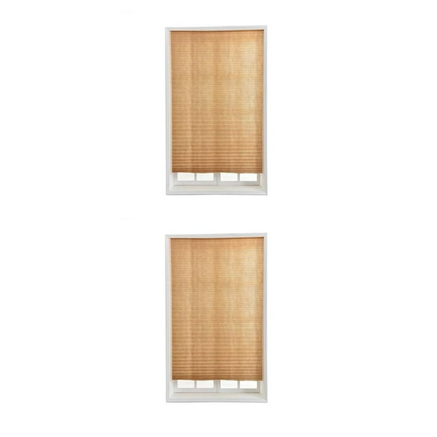 Matsuzay Window Blinds Trimmable Blocking Rolling Blackout Bedroom Drape Vehicle Reusable Sun Curtain Shade Non-woven Removable Fabric Marrón 60x150cm 2piezas Matsuzay CBP047350