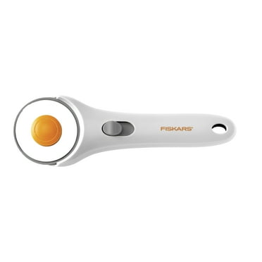 Fiskars Rotary Cutter,60mm,Straight,White/Orange 197960-1004