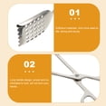 thumbnail image 3 of KALLORY Housewarming Food Clip Silver Multi-purpose 1Pcs, 3 of 7