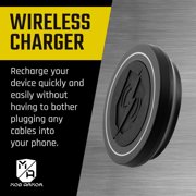 Mob Armor Flex Magnetic Wireless Charger - Magnet Phone Charger for Car - Power Up Charge on Magnet Car - Phone Wireless Charging - Andriod & iPhone Charging Station Car - Truck Accessories.