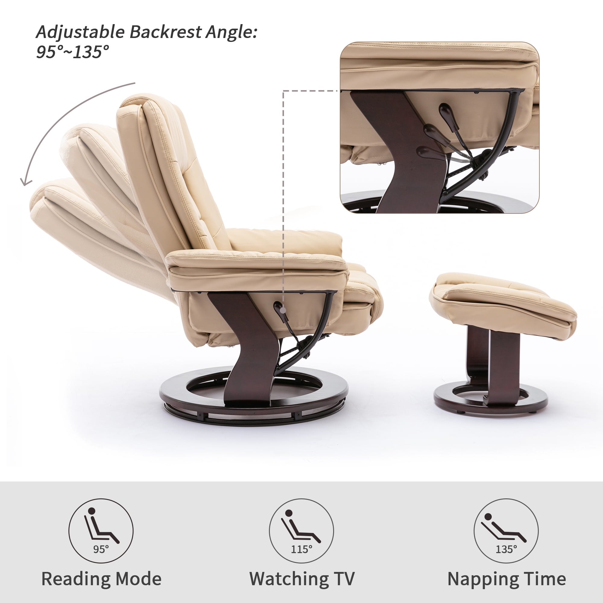 Voorhies manual swivel recliner sale
