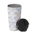 thumbnail image 2 of Logiee Orchids Flowers Print Stainless Steel Coffee Tumbler, Travel Coffee Mug, Insulated Coffee Mug with Lid, Spill Proof Coffee Cup, Portable Thermal Mug, 2 of 8