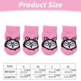 thumbnail image 3 of Pet Socks, Dog Socks 4-Pack, Non-Slip Grip Socks for Small Medium Dogs, Anti-Skid Pet Sleeves for Indoor Floor Traction, Paw Protectors, Washable, 3 of 7