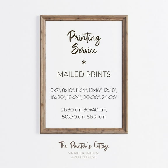 Printing Service, Mailed Print, Print And Mail, Print And Ship, Printed Wall Art, 8X10, 11X14, 18X24, 24X36 Home Decor #2855, Unframed Poster Size 8x12