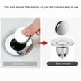 thumbnail image 6 of 3Pcs Bathtub Drain Stopper Bathroom Bath Tub Sink Waste Pop-Up Plug Replacements, 6 of 6