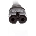 thumbnail image 5 of Toptekits Standard Molded IEC 320 C14 to C7 Plug AC Power Plug Adapter Cable PDU UPS, (6.6ft/2m) Standard AC Power Cord, 10A/110V-240V, C14 to C7, (IEC-60320-C14 to IEC-60320-C7), 5 of 8