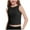 Black, variant on Fancifize Girls' Cropped Athletic Tank Top - Summer Workout Sleeveless Top Crew-Neck Activewear for Kids Ages 5-15