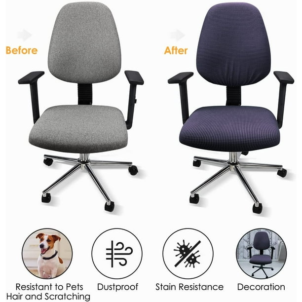 Iseedy Fundas Para Reposabrazos De Silla De Oficina Extraíbles Y
