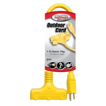 

Coleman Cable Indoor/Outdoor Extension Cord Multi-Outlet~2