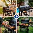 thumbnail image 5 of Parrilla Asador Bluelander para Carbón, Tipo Barril con Ruedas Transportadoras, 5 of 5
