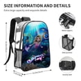 thumbnail image 2 of Mermaid Magic Pattern Transparent Backpack Lightweight And fashionable Showcasing Personality And Leading The Trend, 2 of 6