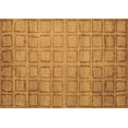 thumbnail image 1 of Ahgly Company Indoor Rectangle Abstract Brown Modern Area Rugs, 2' x 4', 1 of 4