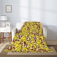 thumbnail image 2 of Sikiie Chicken Cartoon Cozy Flannel Fleece Throw Blanket: Lightweight & Thick for All Seasons - Perfect for Women, Men, & Kids"80"x60", 2 of 6