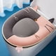 thumbnail image 1 of 1 Uds. Funda para asiento de inodoro de baño con bonito gato, funda lavable para asiento de inodoro de tela suave y cálida, almohadillas con cremallera Sincero Electrónica, 1 of 5