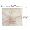 thumbnail image 6 of VEELIKE 15.74''x354.33'' Gold Pink Marble Contact Paper for Countertops Wallpaper Peel and Stick Self Adhesive Removable Waterproof Wall Covering for Table Countertop Cabinet Drawer Marble Vinyl Paper, 6 of 8