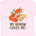 thumbnail image 4 of Inktastic Memaw Loves Me Fox Grandchild Boys or Girls Toddler T-Shirt, 4 of 5