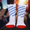 thumbnail image 3 of Calcetines transpirables resistentes al desgaste de color blanco para escalada, senderismo y running, 3 of 8