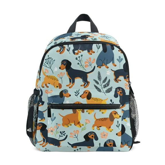 ALAZA Dachshund Dogs School Backpack Small Bookbag Mini Bags