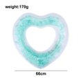 thumbnail image 2 of Inflatable Children's Swimming Ring, Love shape Transparent Feather Floating Swimming Ring, 2 of 5