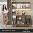 thumbnail image 4 of Mueble de Cocina Compacta Madesa 137cm Sin Tarja Emilly, 4 of 7
