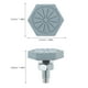 thumbnail image 5 of WORGEOUS Almohadillas de goma anti vibraciones para lavar la lavadora secadora en movimiento Preventa el ruido de la transferencia de vibraciones estabilizadoras de soporte de pies, 5 of 7