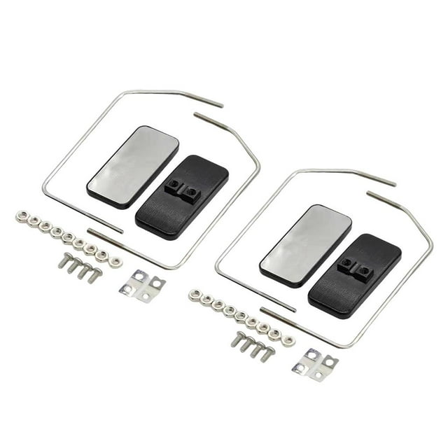 2 Pares Actualizar RC Coche Retrovisor Espejo Retrovisor Espejo 1/10 1/14 Para Tamiya