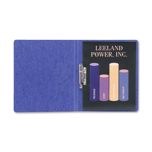 ACCO Presstex Grip Punchless Binder with Spring Action Clamp, 0.62 Inch