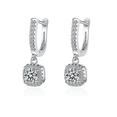 thumbnail image 1 of Aretes Pendientes De Plata 925 Mujer Colgantes Moda Xtellar plateado, 1 of 4