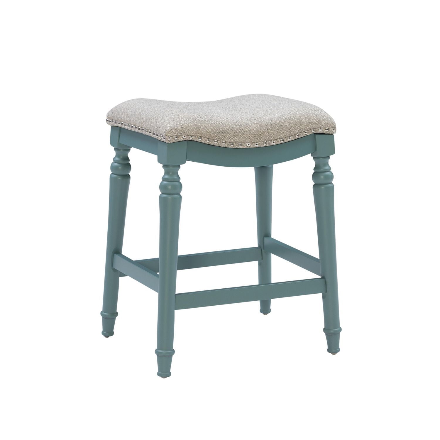 Tabouret de comptoir Murphy, Bleu