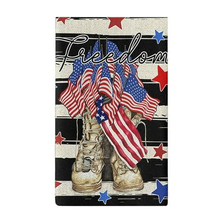 

Christmas Deal 1pc Independence Day Kitchen Towels Colorful Star Flag Print Dish Towel Dish Cloth Microfiber Towel Independence Day Decorations