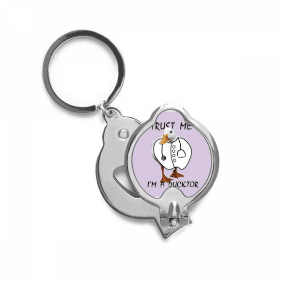Duck Doctor Clothes Stethoscope Finger Nail Clippers Scissor Stainless Steel Cutter