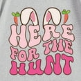 thumbnail image 6 of Girls Shirts Girls Spring Summer Casual Short Sleeve T Shirt Easter Bunny Alphabet Printed Round Neck Comfortable Children's Wear Grey, 6-7 Years, 6 of 7