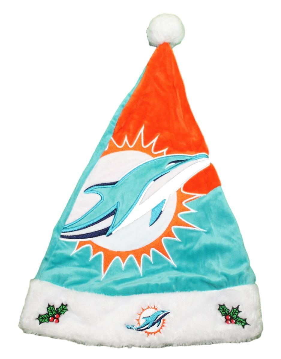 miami dolphins santa hat