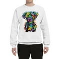 thumbnail image 3 of Dean Russo Unconditional Loyalty Dog Lover Unisex Crewneck Graphic Sweatshirt, White, XX-Large, 3 of 6