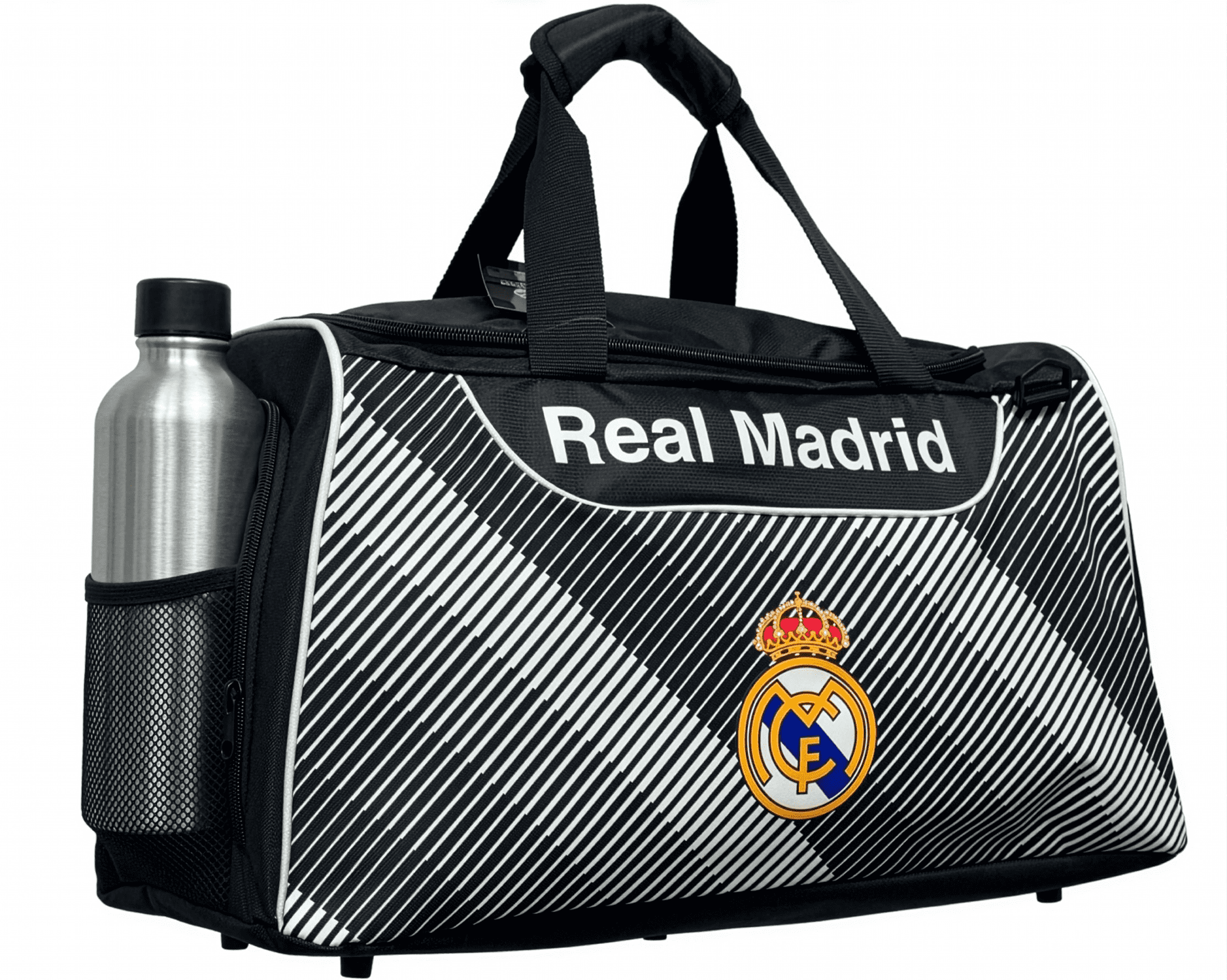 Icon Sports Real Madrid Duffle Bag Soccer Team 100% Polyester