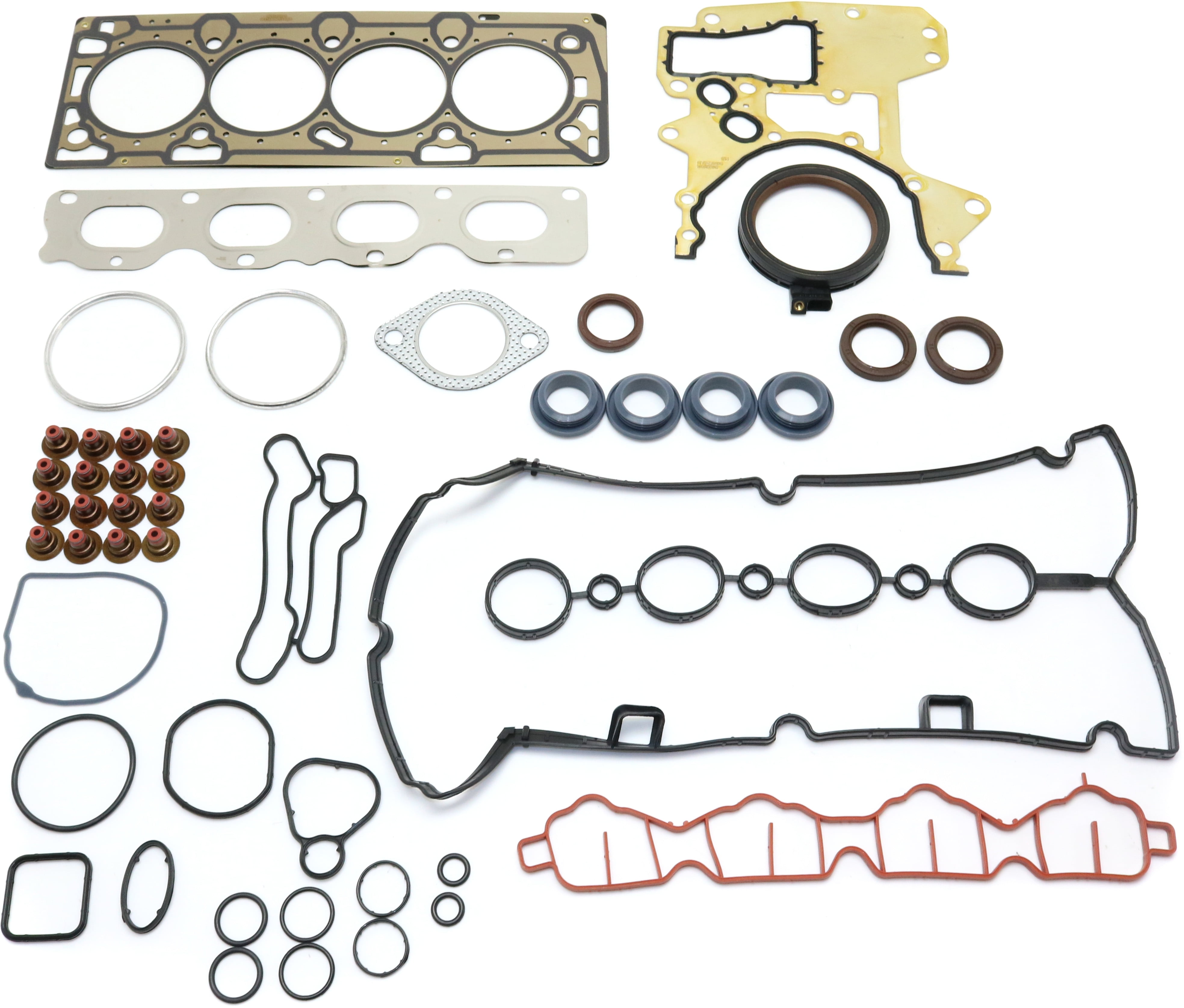 Engine Gasket Set Compatible with 2009-2011 Chevrolet Aveo 2009-2011 Chevrolet Aveo5 2009-2010 Pontiac G3 4Cyl 1.6L Set