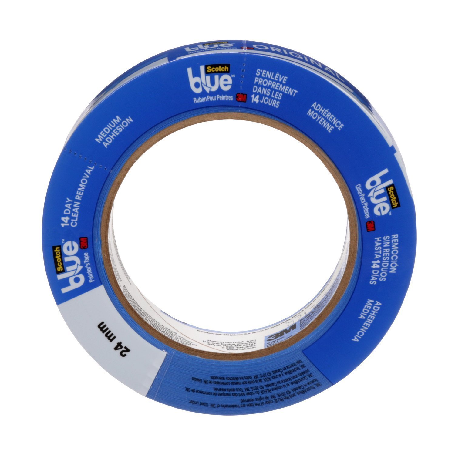 3M 2080EL-36N 1-1/2\" Scotch Safe-Release Painters Masking Tape...