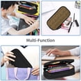 thumbnail image 5 of Goofa Gold Glitter Leopard Pattern Big Capacity Pencil Pen Case Office College Large Storage High Capacity Bag Pouch Holder Box Organizer, 5 of 9