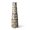 Geometric Diamond Beige Pattern, variant on Geometric Triangle White Pattern Cola Shaped Water Bottle 1 Pack, Vacuum Insulated Slim Beverage Bottle 304 Stainless Steel Inner Liner Gifts Ideas for Teens Adults Office Workers Teachers