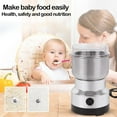 thumbnail image 6 of Electric Coffee Grinder, Stainless Steel Coffee Bean & Spice Grinder, 150W High-Speed Grinding Machine with Transparent Lid, Portable Coffee Mill for Home & Kitchen Use, 6 of 7