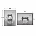 thumbnail image 3 of Meframe 18x24 Plastic Picture Frame Set of 4, Poster Frame for Wall Hanging, Horizontal or Vertical Display, Black, 3 of 6