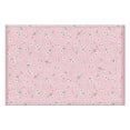 thumbnail image 2 of 6 Pieces Place Mat Linen Durable Table Mats Pink Blossom Cherry Flower Dinner Mats for Outdoor Tables Desk Kitchen, 2 of 2
