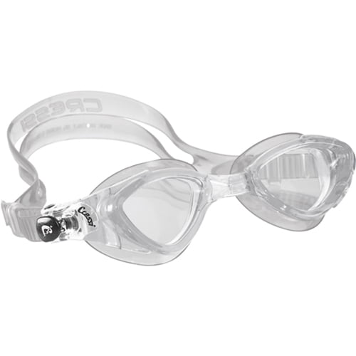 Clear Lens Clear/Black Cressi Adult Flash Swimming Goggles 